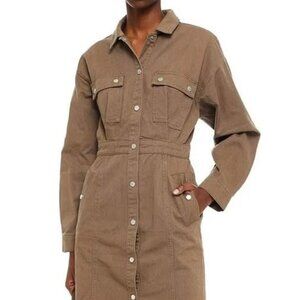 NEW Gestuz brown denim dress
